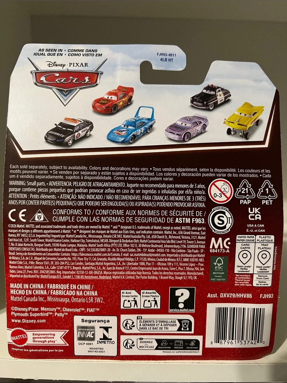 Disney Pixar - Cars - Luigi & Guido 2026 20th Anniversary 1:55 Scale